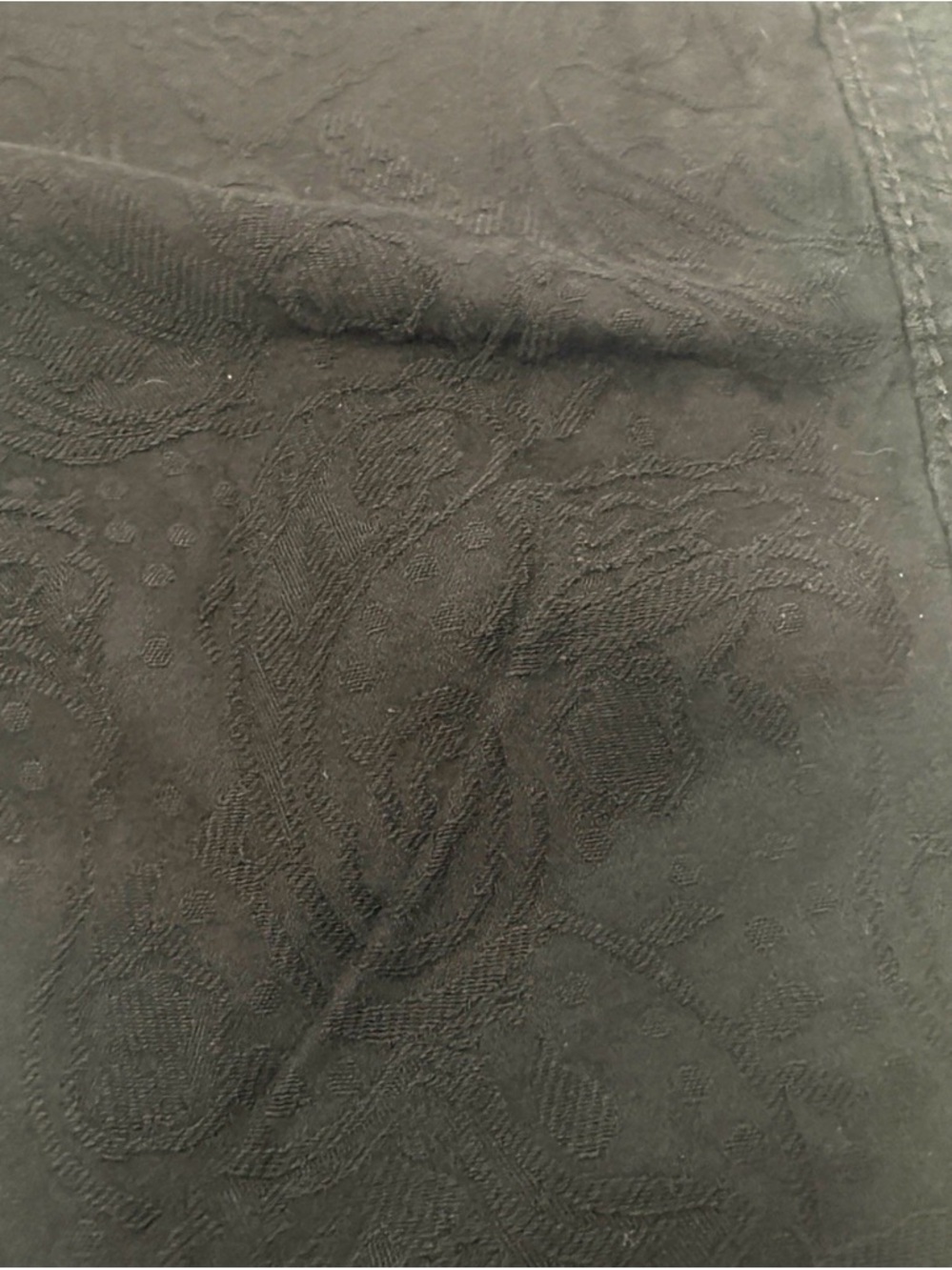 Rock Revival Black Paisley Print Size 24 Skinny Jeans Low Rise Sequin Pockets - Picture 5 of 9